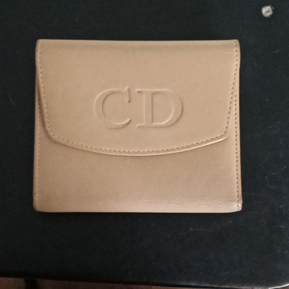 Christian Dior authentic vintage wallet+ coin pouch
